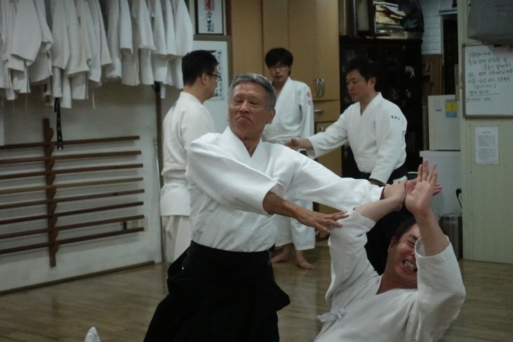 다키모토 세이죠 일본 나고야 아이키도(合氣道)협회장 특별수련